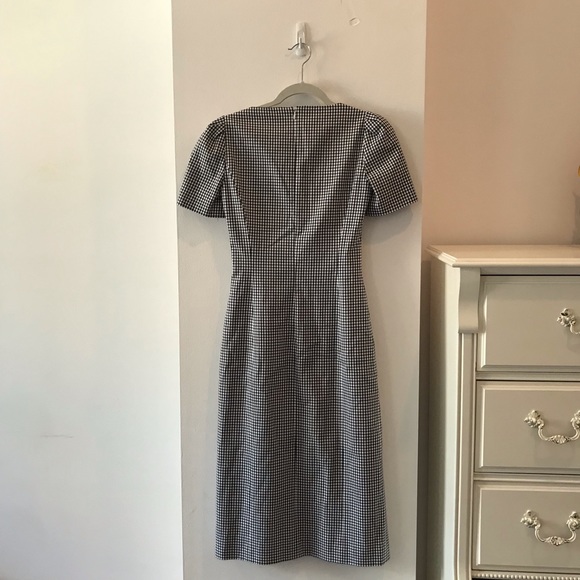 Michael Kors Check Print Midi Dress - Picture 5 of 6